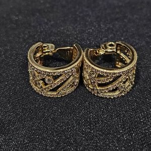 Gold earrings with stones. Great gift for anyone!